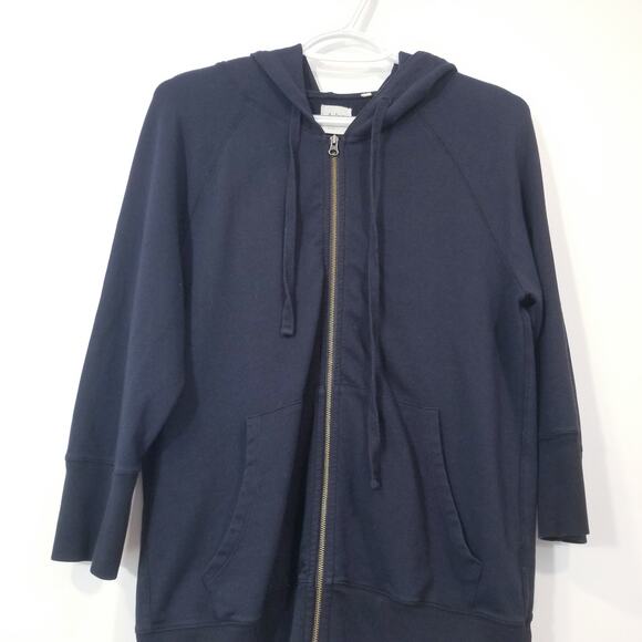 Dylan by True Grit Black Full Zip Hoodie Jacket Sweater - Picture 8 of 13